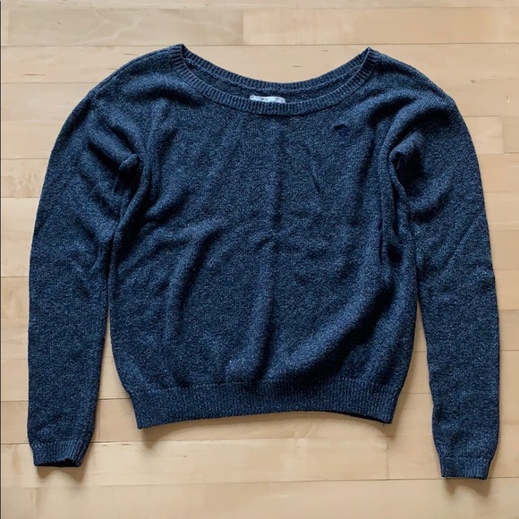 Abercrombie & Fitch Tops - Abercrombie & Fitch navy knit